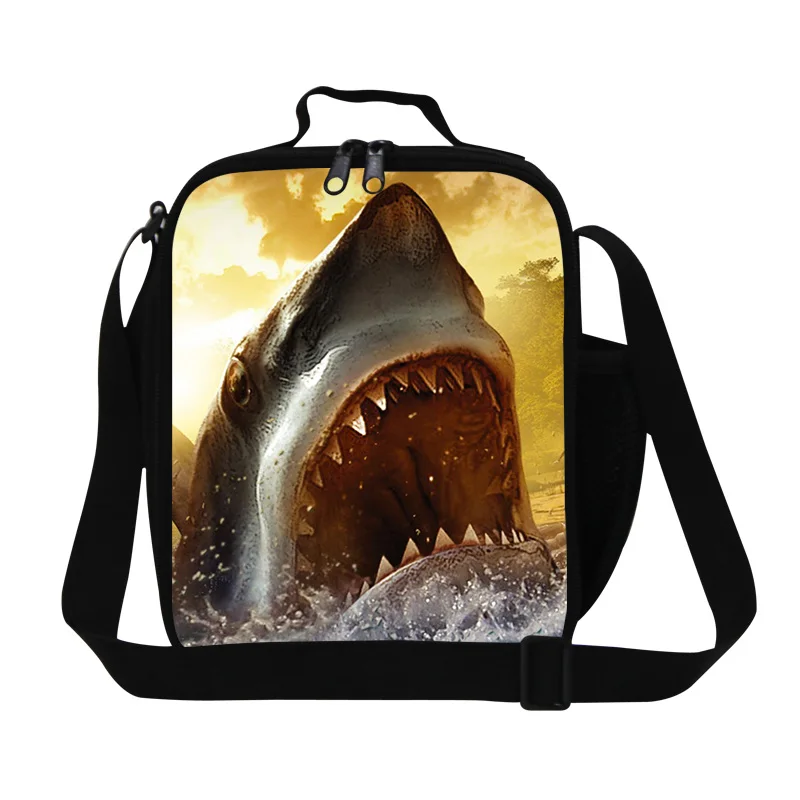Сумка для ланча с 3D-принтом в виде животных детей маленькие сумки на плечо