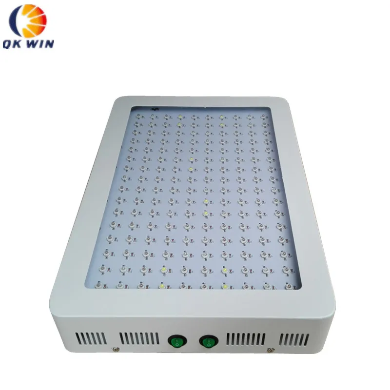 Qkwin 10 Вт Светодиодный светильник для выращивания полный спектр 1600 Вт с 160x10 Вт двойной чип светодиодный s Цветущий светодиодный нм Прямая поставка