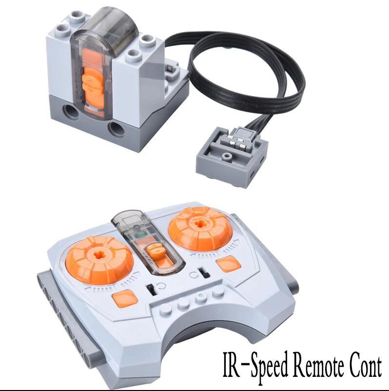 Motor Technic Series 8883 8881 8882 Train Remote Control Battery Box Switch LED Light Power Functions 88000 8879 Technic Motor   (8)