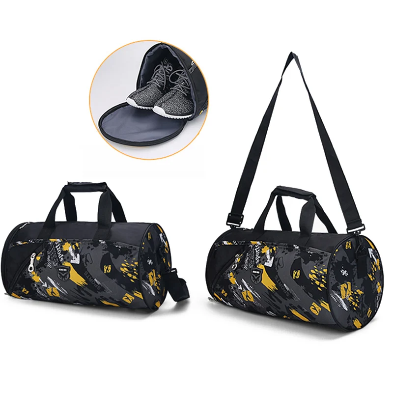  Sports Gym Bag Fitness For Women Men Bags Yoga Nylon Travel Training Ultralight Duffle Shoes Small  - 32803780074
