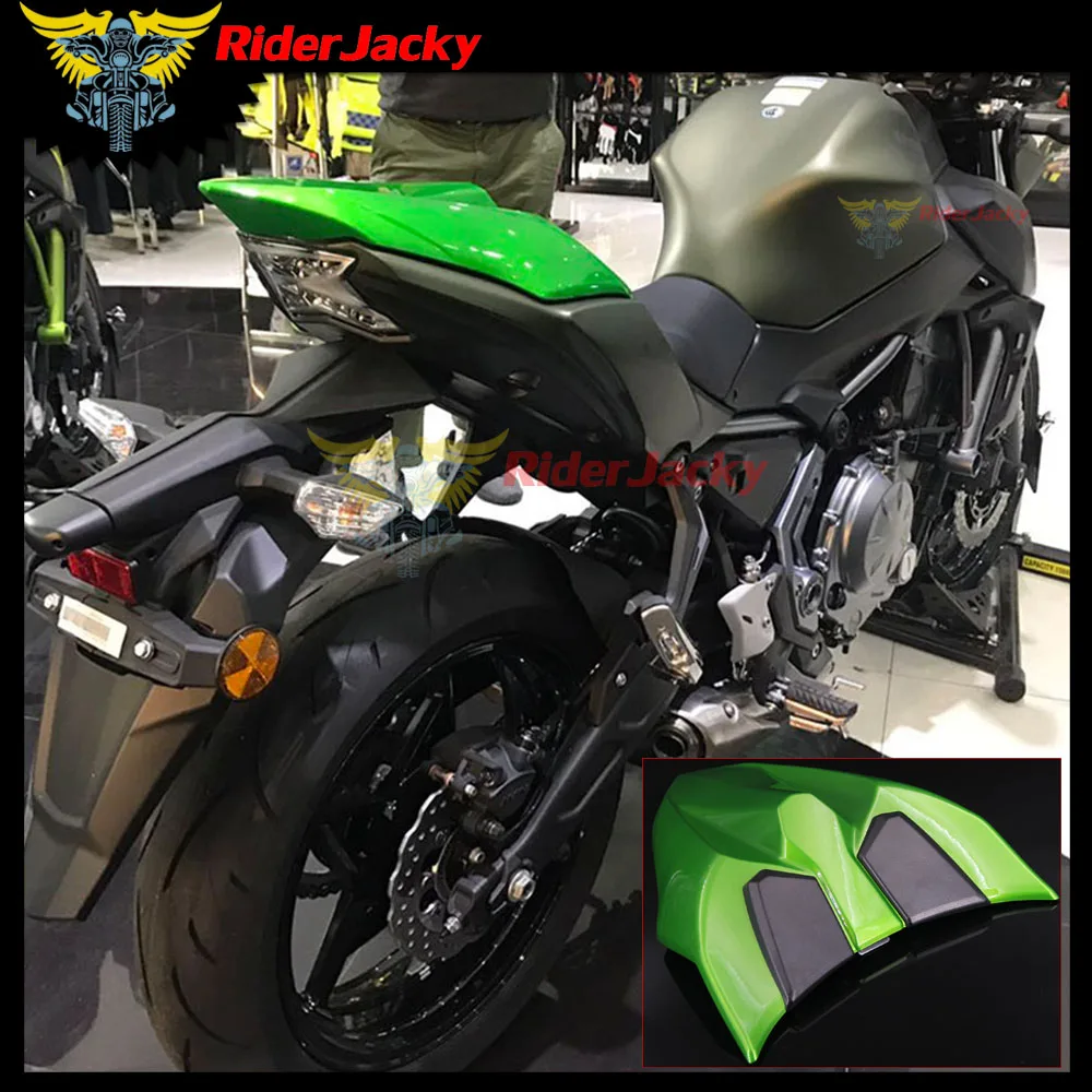 

RiderJacky For Kawasaki Z650 Z 650 2017 2018 Ninja 650 2 ABS Plastic Green Motorcycle Fairing Rear Seat Cover Cowl Cowling