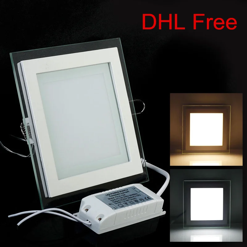 20pcs/lot or 30pcs/lot 6W LED Square Recessed Glass LED Downlight Free shipping 20pcs/lot or 30pcs/lot 6W LED Square Recessed Glass LED Downlight Free shipping