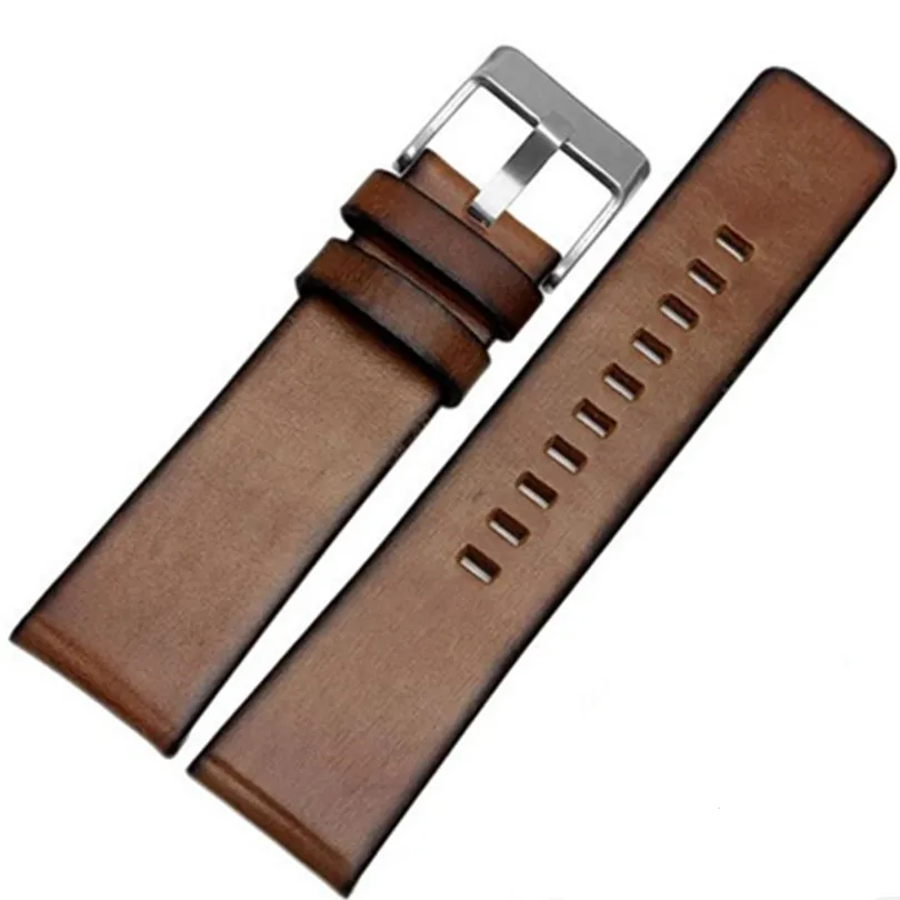 Ремешок для часов из телячьей кожи 24 мм в стиле ретро|bracelet 24mm|band braceletwatch strap |