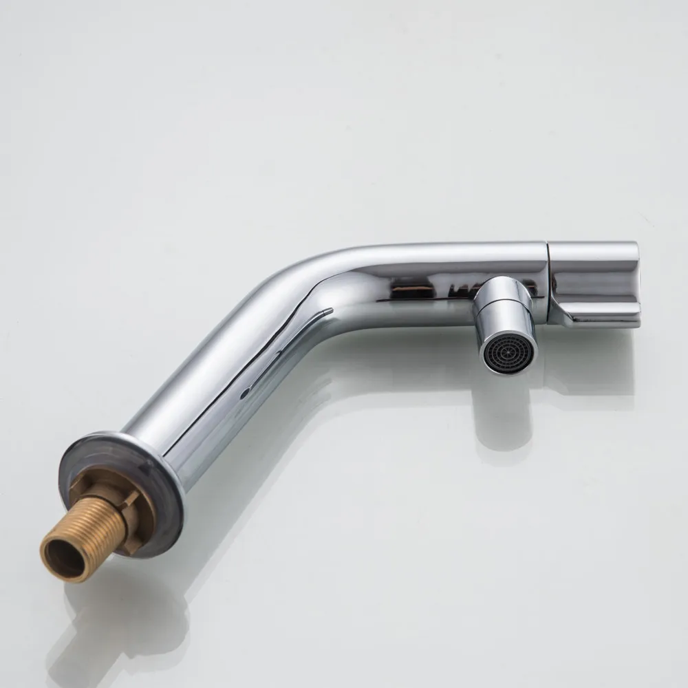 New bath Basin Faucet Brass Chrome Faucet Brush Nickel Sink Mixer Tap Vanity  Cold Water Bathroom Faucets Torneira Cozinha4