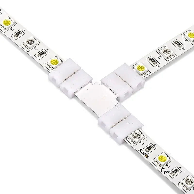 Коннекторы RGBW для светодиодных лент 12 мм 5 контактов|led strip connector rgbw|rgbw led connectorled pcb |