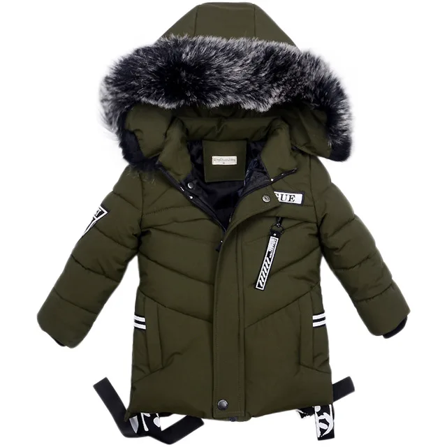 

2018 Kids Down Jacket White Duck Down Warm Coat Baby Boy Children Clothing Hooded Outerwear Teen Jacket