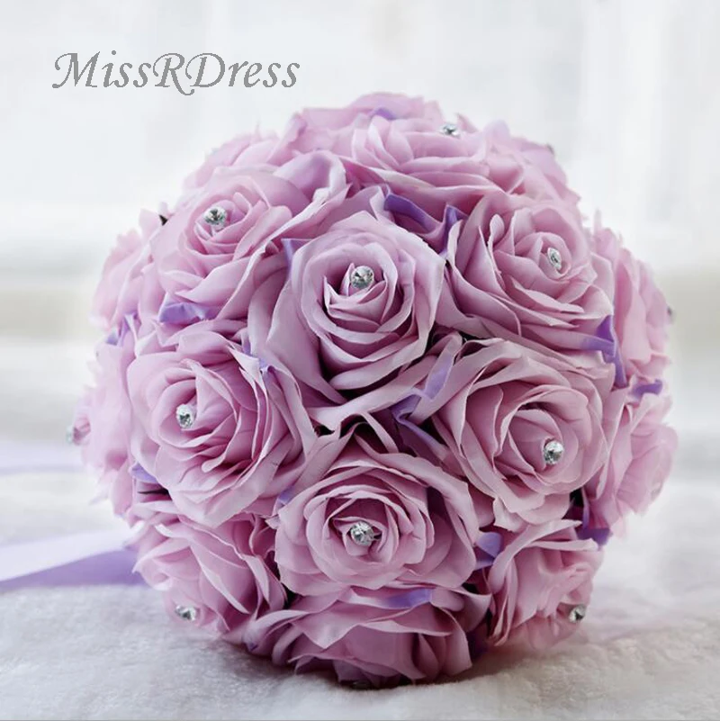 MissRDress красный свадебный букет из искусственного шелка Roes Свадебные букеты
