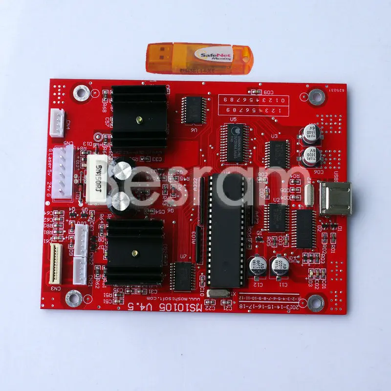 

K40 ms10105 V4.87 Main Board + English Software for Laser Marker Plotter Engraver Cutter