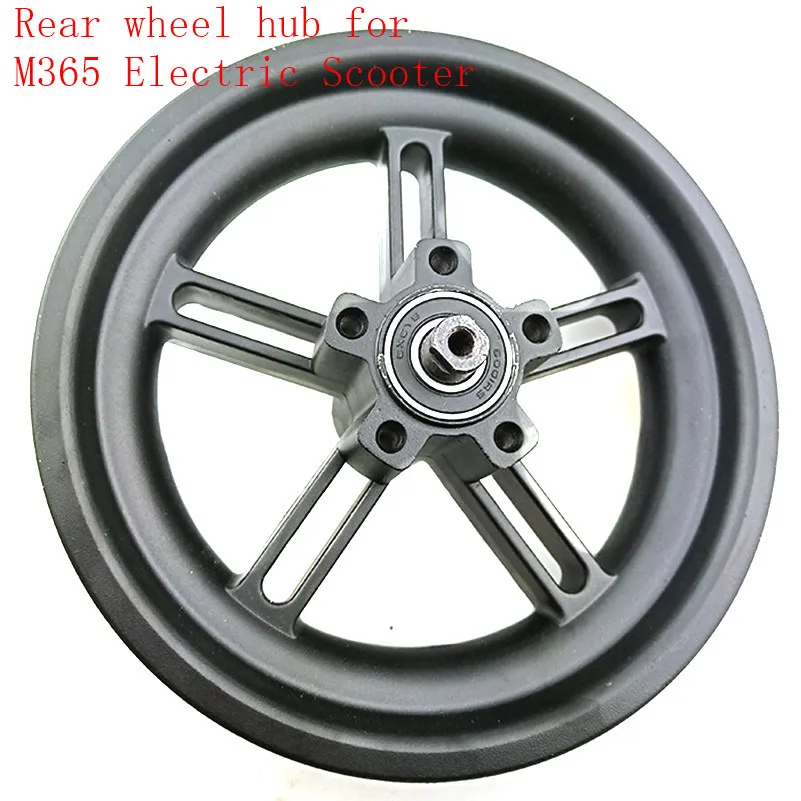 Electric Scooter Wheel Hub Aluminum Rear Wheel Hub with Original Axle for Xiaomi M365 Scooter Parts lightning shipment