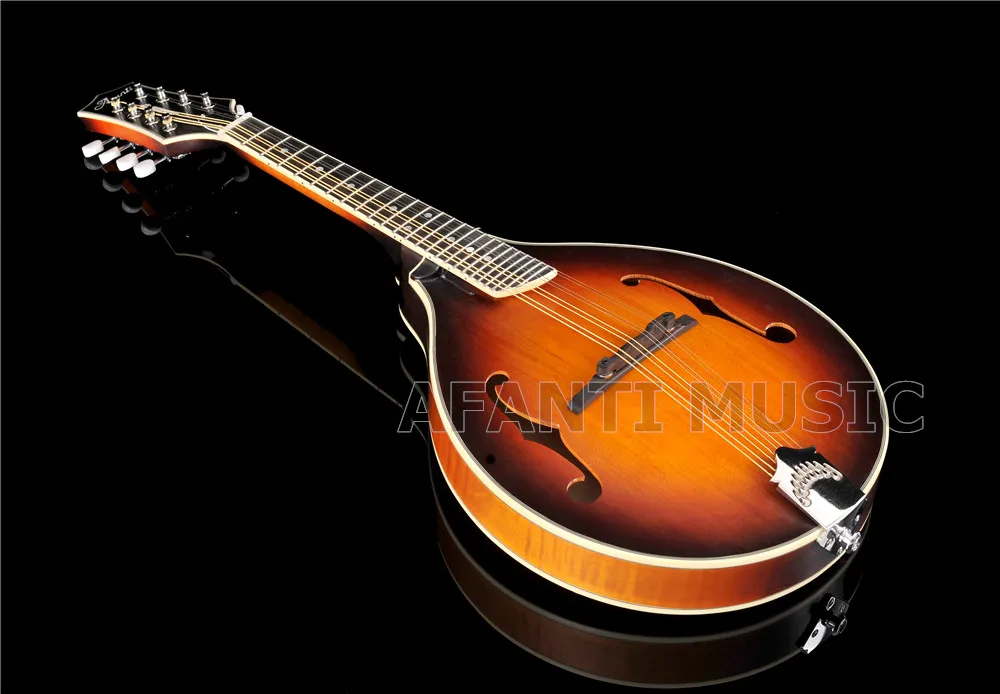 Afanti Массив ели Топ/твердый клен сзади и по бокам/Afanti A mandolin(AMD-716