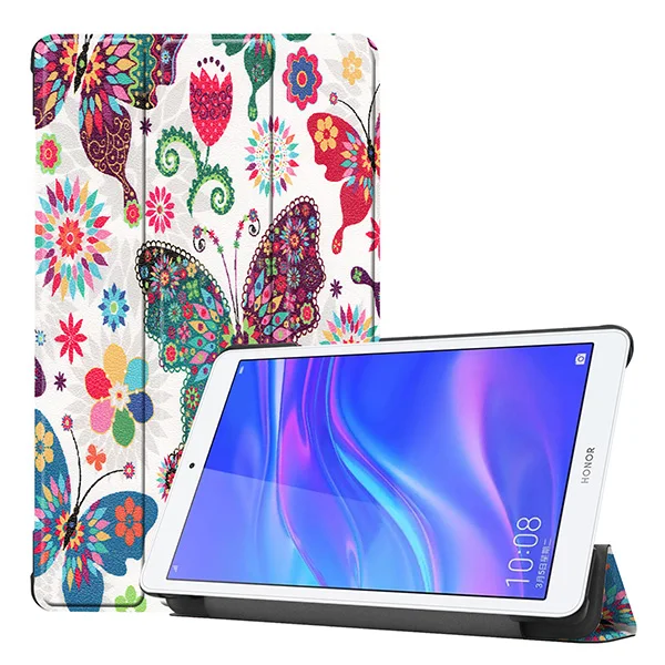 Складной тонкий чехол для huawei Mediapad M5 lite 8,0 JDN2-W09 JDN2-AL00 чехол для планшета huawei Mediapad m5 lite 8 дюймов Чехол+ ручка - Цвет: HWRYT58 SY CSHD