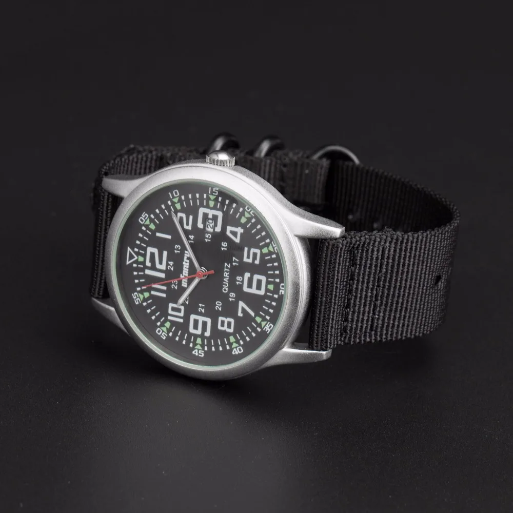 Черный высокопрочный нейлоновый ремешок для наручных часов 22 мм|nylon watchband|replacement