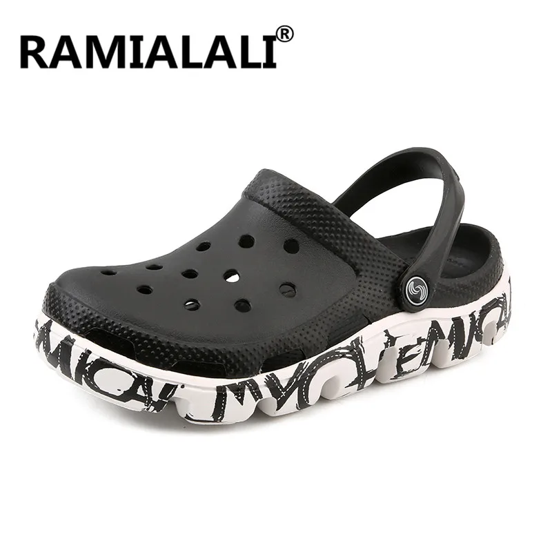 

Summer Sandals Men's Garden Clogs Slippers EVA Casual Fashion Beach Sandals for Men Lightly Slippers Male Shoes Big Size