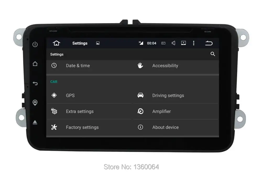 Clearance Quad Core 8" 1024*600 Android 5.1 Car DVD For Volkswagen VW Passat Golf Jetta Polo Tiguan GPS Navigation Radio PC Canbus 6