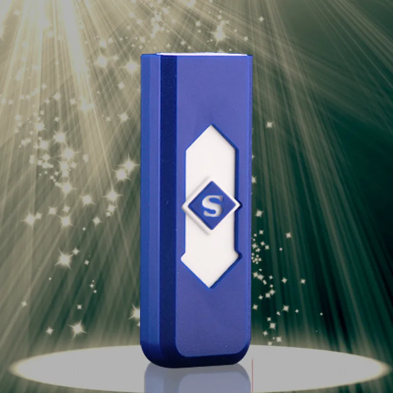USB Электронная аккумуляторная батарея беспламенная Автомобильная зажигалка без