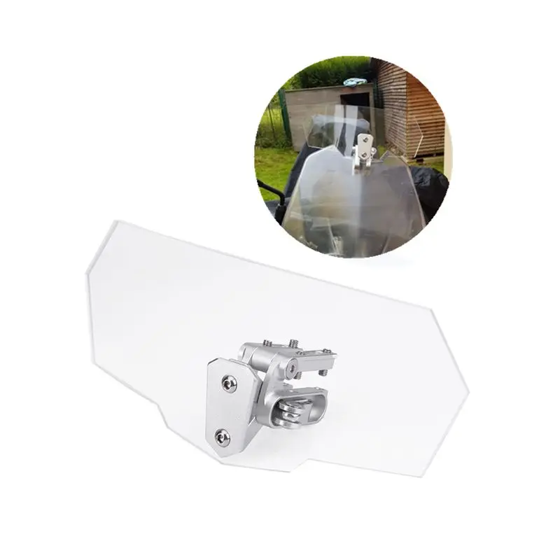 

Airflow Adjustable Windscreen Wind Deflector Universal Motorcycle Windshield for Kawasaki BMW Ducati honda Benelli KTM Triumph