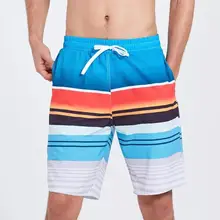 Профессиональный Новые летние быстросохнущие в полоску Для мужчин s пляжные шорты мужские пляжные плавки пляжные шорты для плавания пляжная одежда трусы для мужские плавательные трусы XXXL