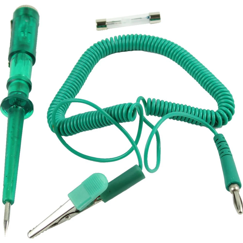 Green Auto Circuit Tester DC 6V 12V 24 Volts Voltage Gauge Test Pencil