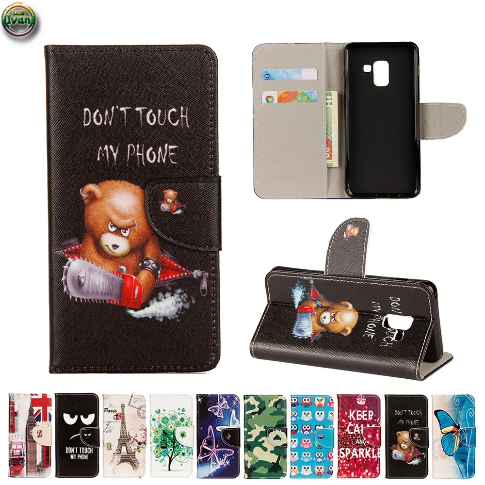 Wallet Case For Samsung Galaxy A6 A 6 6A 2018 SM A600N SM A600G/DS