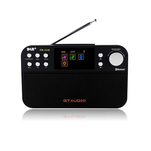 GTMEDIA DR-103 DAB+ спутниковый приемник портативный цифровой DAB FM стерео радио рецептор с 2,4 дюймов TFT Bluetooth 4,0 - Цвет: Color screen