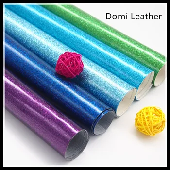 

(DM1006-20) Hot Selling Soft Hand Feeling Glitter Vinyl For Sewing Material