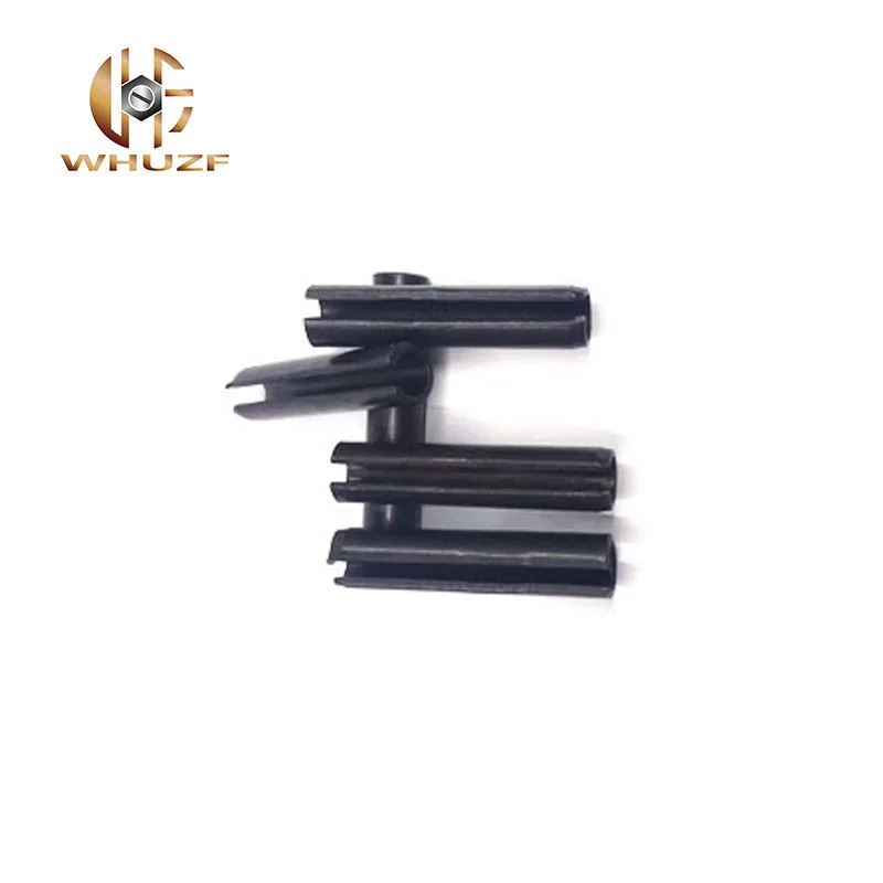 40pcs M4*8/10/12/14/16/20/25/30/35/40/45/50/55mm GB879 Steel Split Spring Dowel Tension Roll Resilient Cylindrical Cotter Pins