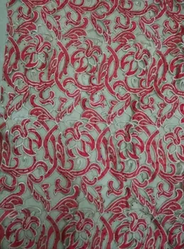 

S-11230 Most popular African organza lace fabric High quality French lace fabric for dress