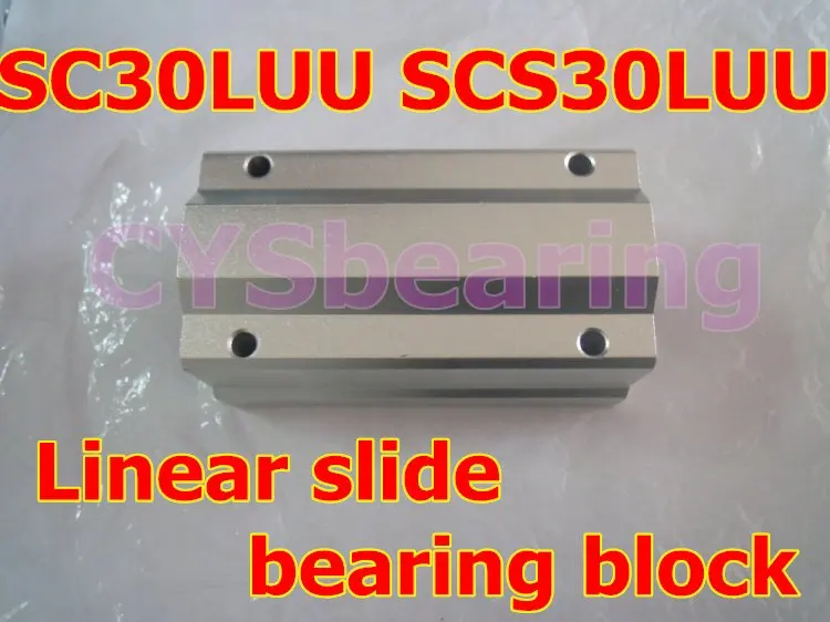 2 PCS SCS30LUU 30mm Metal Linear Ball Bearing FOR XYZ Table CNC Route