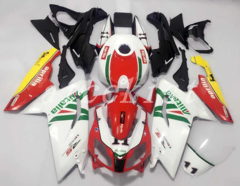 

New Injection ABS Full Fairing kit Fit for Aprilia RS125 06 07 08 09 10 11 RS 125 2006 2007 2010 2011 Fairings nice red white