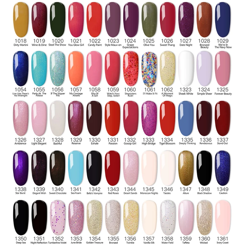 15ml Big Bottle Nail Gelpolish UV/LED Nail Gel Polish Soak Off Nail Polish Long Lasting UV Gel Nail Varnish Dry With LED Lamp