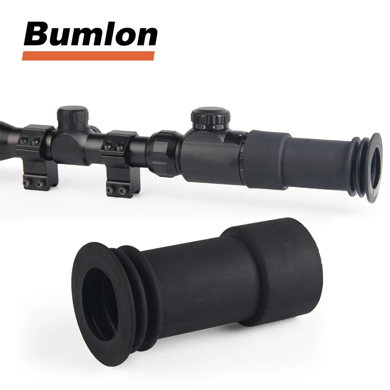 

10cm Length Ocular Soft Rubber Cover 39mm Inner Diameter Eye Protector For Airsoft Rifle Scope Hunting Accessories 37-0053