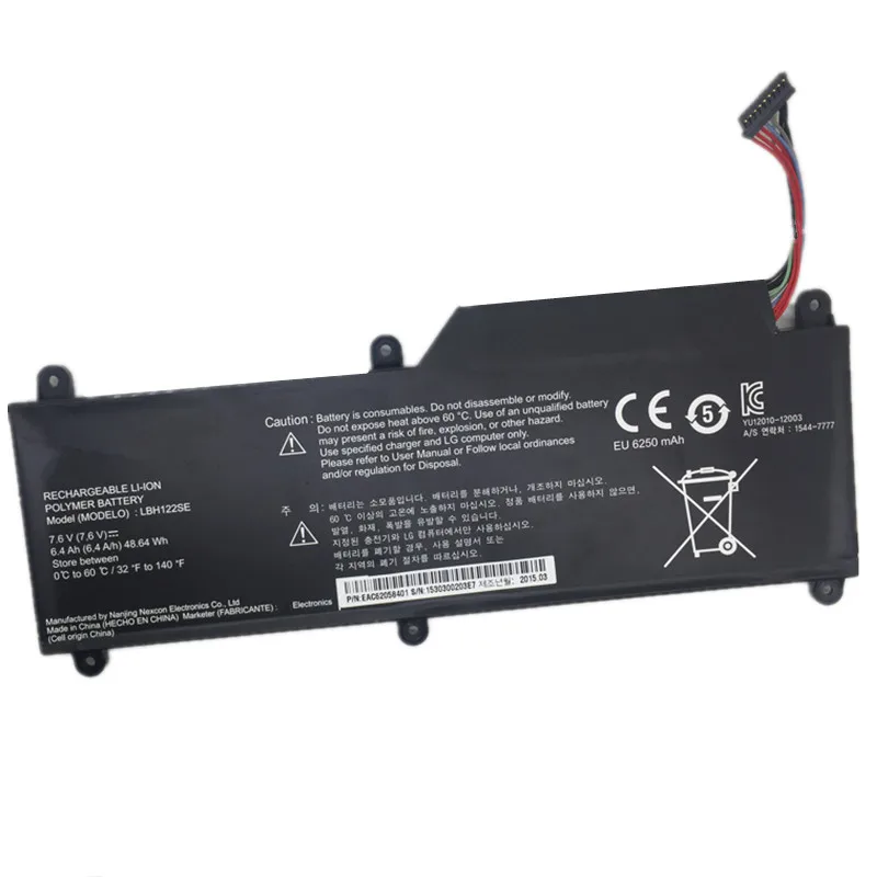 Bateria do Portátil para lg Original U460 U460-g U460-k.ah50k Ah5dk U460-m.afb5l Tablet 7xinbox 7.6v 6.4ah Lbh122se 48.64wh - Imagem 2