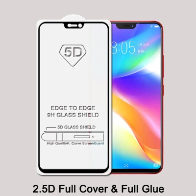 

Full Cover Tempered Glass For Vivo Y81 9H Protective film Explosion-proof Screen Protector For Vivo Y85