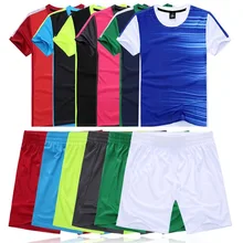 2016 17 Thian Quality Mens font b Soccer b font Jersey Set Kids Short sleeve Jersey