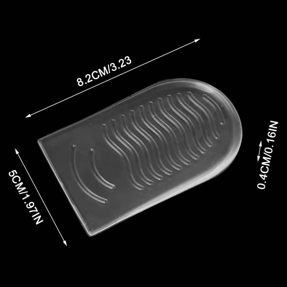 Невидимый каблук колодки силиконовый гель протектор вставка стелька боль облегчение обуви Подушка Мягкий Массаж повышение нескользящей