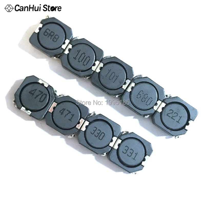10 шт./лот SMD Силовые индукторы CDRH104R CD104R 10*10*4 мм 2.2UH 3.3UH 4.7UH 6.8UH 10UH 22UH 33UH 4768uh 100UH 150UH 220UH