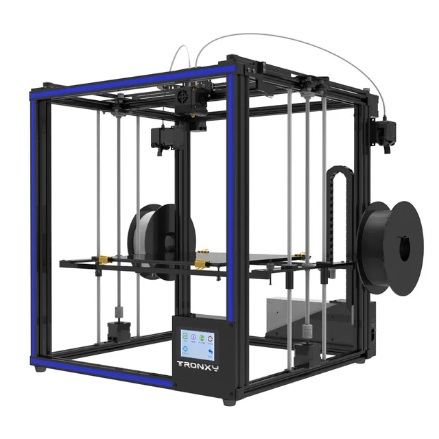 Best Price HOT Tronxy X5ST-2E Double Feeding Port One Extrusion Head 3D Printer Print in any (One/Two/Mixed )color