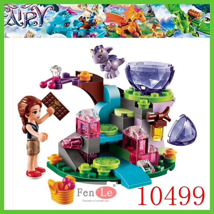 Bela Elves 10549 Dragon Sanctuary строительные блоки DIY Развивающие игрушки совместимы с 41178 друзьями