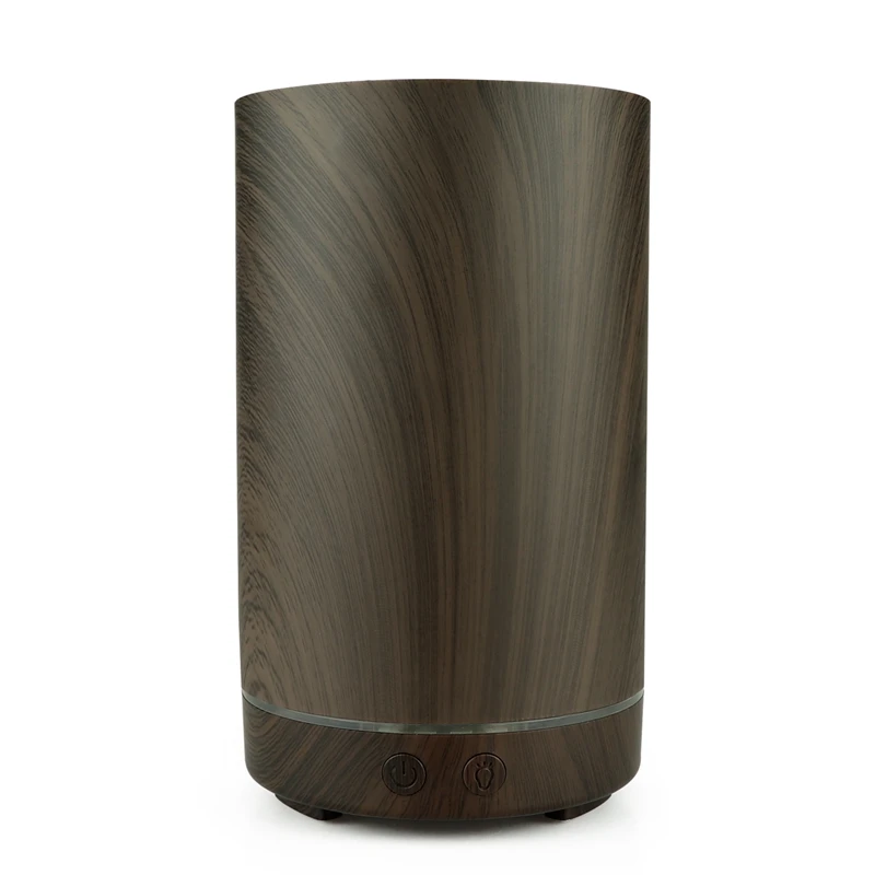 

Electric Humidifier Aroma Oil Diffuser Ultrasonic Wood Grain Air Humidifier Mini Mist Maker 7 Color Led Light For Home Office