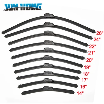 

Universal U-type Soft Frameless Bracketless Rubber Car Windshield Wiper Blade 14'' 16'' 17'' 18'' 19'' 20'' 21'' 22'' 24'' 26''