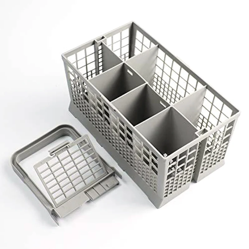 

Grey 8 Slot Dishwasher Cutlery Basket Tray Cage For Hotpoint & Indesit Machines