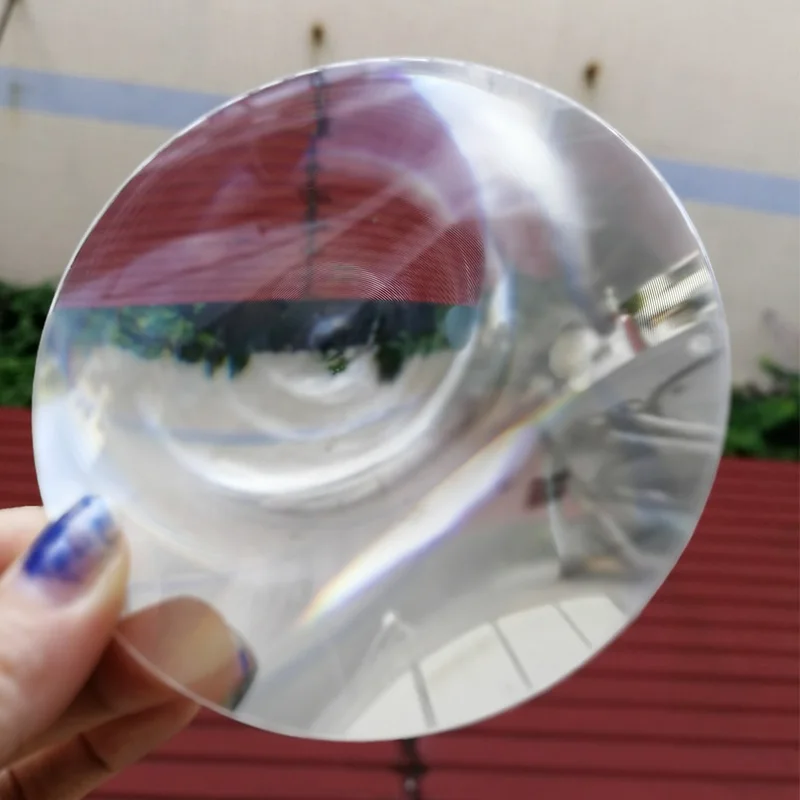 Diameter 180mm Large Optical PMMA Plastic Big Solar Fresnel Lens Focal Solar Concentrator Large Magnifying Glass