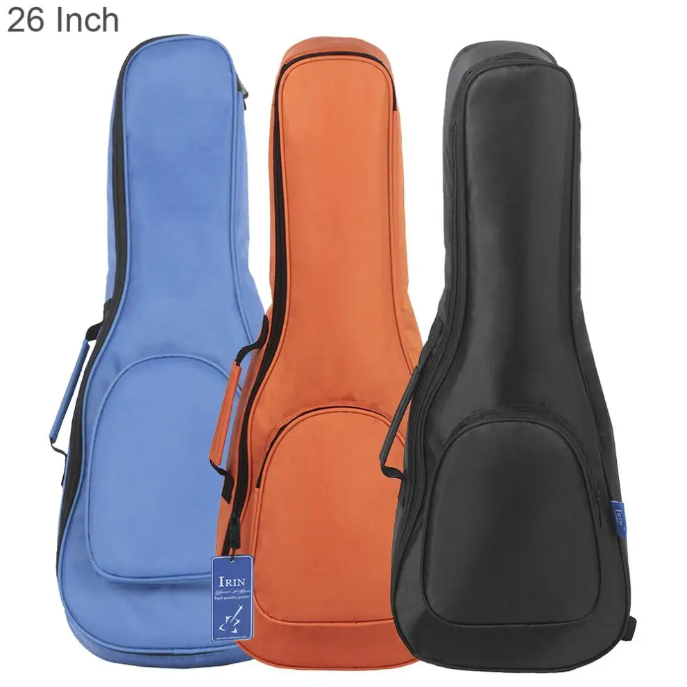 

Waterproof 26 Inch Ukulele Bag Soft Case Add Cotton Thickening Hand Portable Shoulder Bag 3 Colors Optional