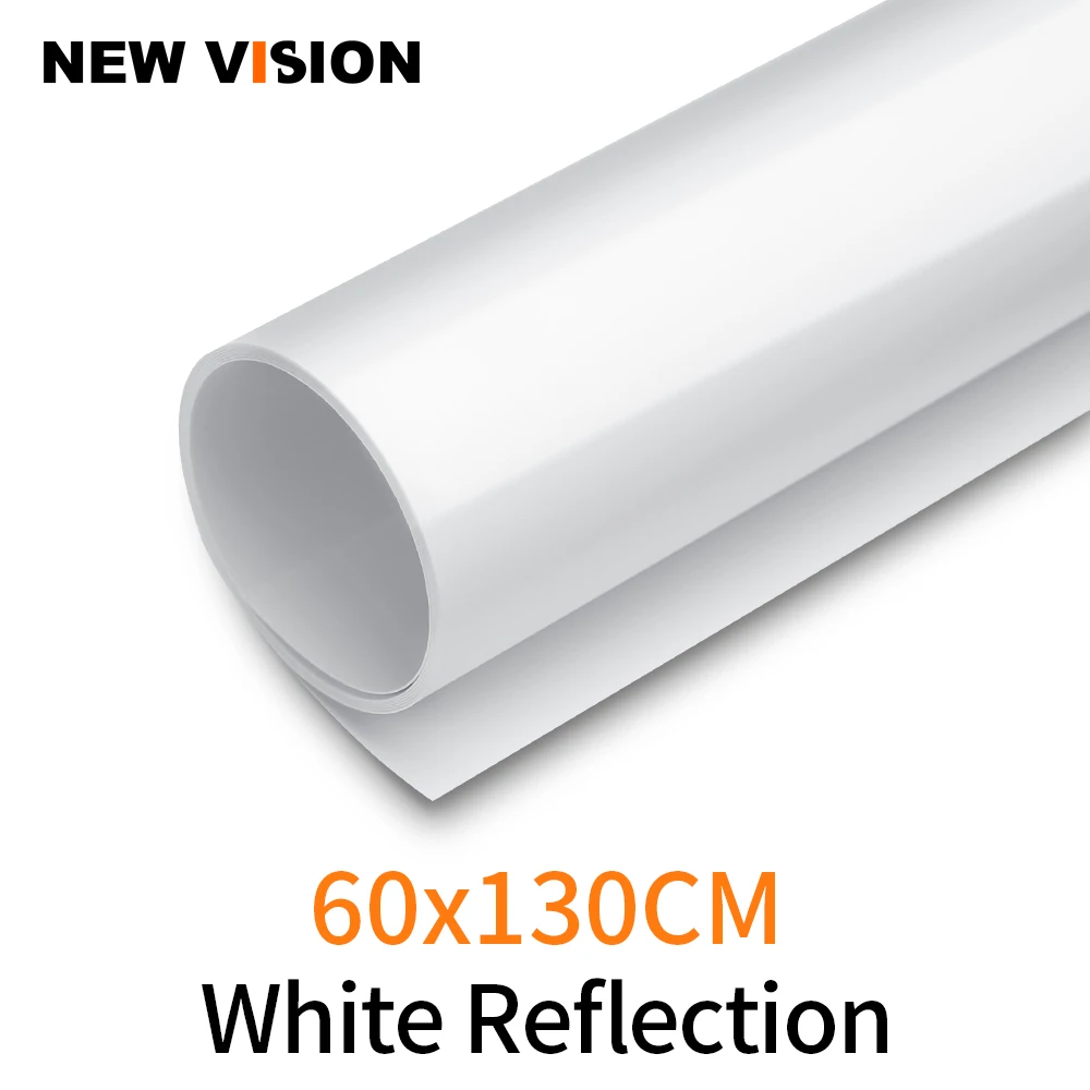 Белый 60X130 см 24*51 дюймов Фотофон из матовой отражающей бумаги ПВХ Виниловый бесшовный водостойкий фон