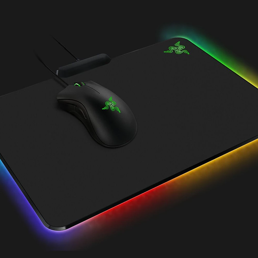 Настраиваемый коврик для мыши razer с подсветкой, тканевый коврик для мыши, хромированный коврик для мыши с usb-разъемом, игровой коврик для мыши