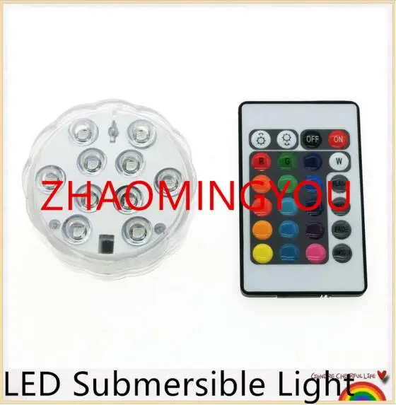 Водонепроницаемый светодиодный коврик-подставка с 24 кнопками и ИК-пультом ДУ |