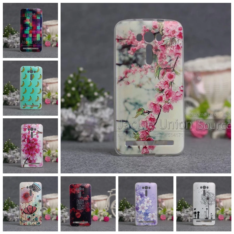 

for Asus Zenfone 2 Laser ZE550KL ZE551KL Z00LD Phone Case Silicon Cover For Asus ZenFone 2 Laser ZE550KL 5.5'' Soft TPU Cases