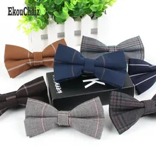 Новые галстуки-бабочки для мужчин аксессуары в полоску фестиваль мужской галстук-бабочка Cravate Pour Homme Corbatas Модные мужские галстуки Papillon