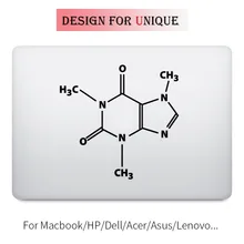 Caffeine Molecular Formula Laptop Decal for font b Apple b font font b Macbook b font