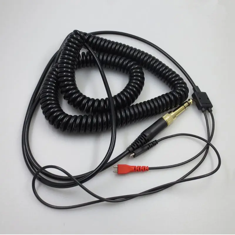Сменный пружинный Кабель адаптер для наушников Sennheiser HD25 HD560 HD540 HD480 HD430